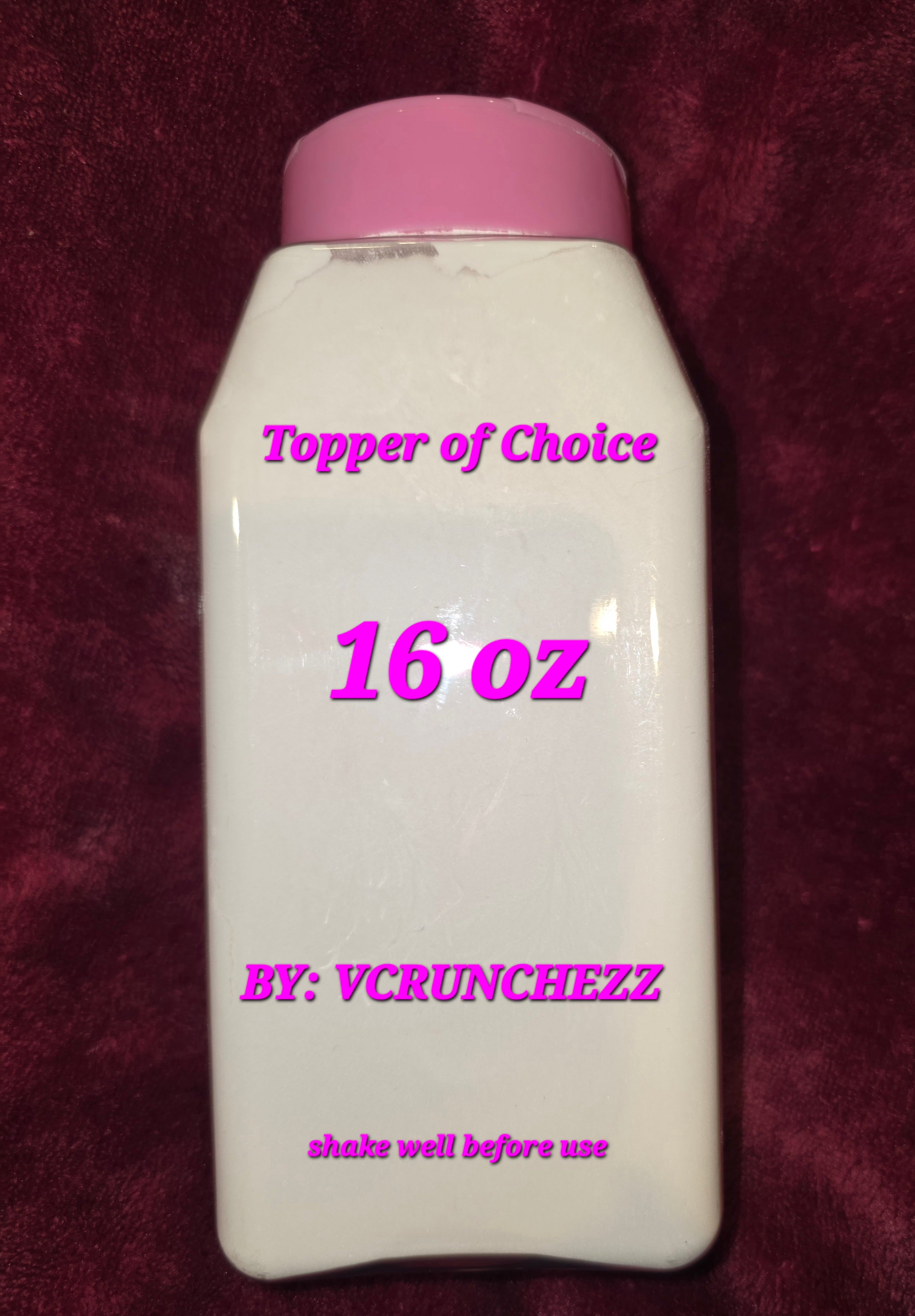 2 large 16oz topper for $30